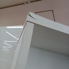リユースのサカイ栃木店★ジモティ割あり★  本棚 ホワイト W29.6×D19.6×H180.2 クリーニング済み TC10231の画像