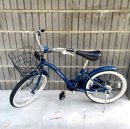 ヘルメット付き ASAHI アサヒ 18インチ 子供用 自転車 ブルー