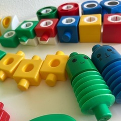いろいろブロック LEGOレゴボックス おもちゃ箱ケースの画像
