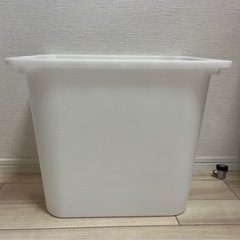 大きめ収納ケース３つ ホワイト 軽め の画像