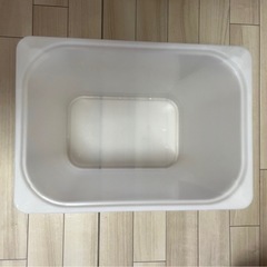 大きめ収納ケース３つ ホワイト 軽め の画像
