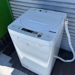 【福岡市無料配達設置込み】洗濯機 SHARP ES-G4E6 4.5kg全自動洗濯機の画像