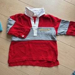子供服　90.95㎝　ドッグデプト　95㎝　ディズニー　ミッキー　フリース　ポロシャツ　ロンTの画像
