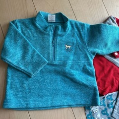 子供服　90.95㎝　ドッグデプト　95㎝　ディズニー　ミッキー　フリース　ポロシャツ　ロンTの画像