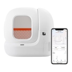 自動トイレ ネコ 大型 電動 ペットトイレ 自動清掃 スマホ管理 センター の画像