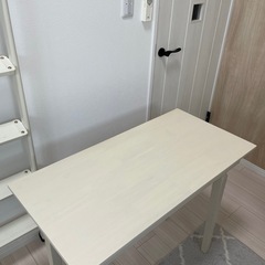 東京インテリア購入　白デスクの画像