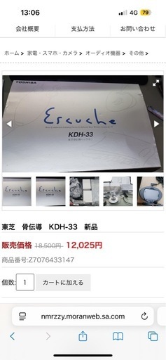 東芝骨伝導ヘッドホン?
