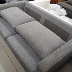 ★リユースのサカイ日立店★HJ7422 IKEA ソファ グレー H84×D87×W164 クリーニング済み の画像