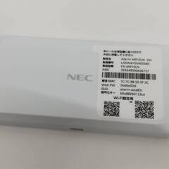 【美品】NEC Aterm MR10LN SW/モバイルルーターの画像