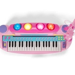 【新品】　うたおう♪ クールスター キーボード ピンクの画像