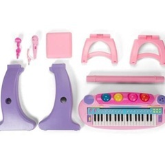 【新品】　うたおう♪ クールスター キーボード ピンクの画像