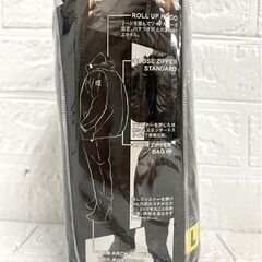 未開封 ワークマン バッグイン透湿 レインスーツ 上下セット ブラック Lサイズ W-7600 総裏メッシュ付き ☆札幌市 白石店  ュ の画像