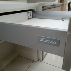 ★リユースのサカイ日立店★HJ7424 acAYANO 食器棚 ホワイト H172×D49×W60 クリーニング済み の画像