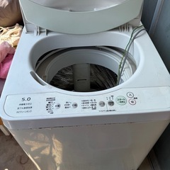受け渡し予定者決定 【ジャンク品】洗濯機5.0 引き取り限定の画像