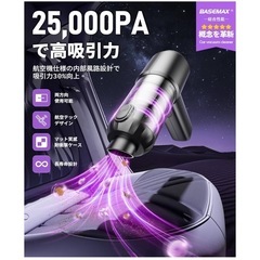新品🧡ハンディクリーナー ブロワー　コードレス 強力吸引 吹き飛ぶ/吸い込む/空気入れ/空気抜き の画像