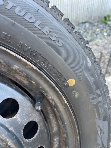 スタッドレスタイヤ155/65R14 4本セット