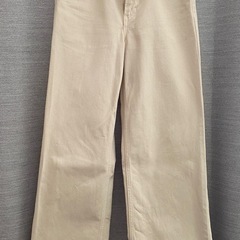 ☆小さいサイズ☆UNIQLOワイドストレートジーンズの画像