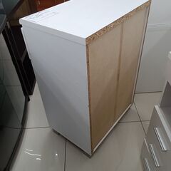 ★リユースのサカイ日立店★HJ7421  収納棚 ホワイト H90×D41×W59 クリーニング済み の画像