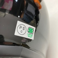 W2508-411 ジェットヘルメット ブラック サイズフリー(57～60cm)  中古の画像