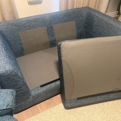 【ターコイズソファ】 ニトリの画像