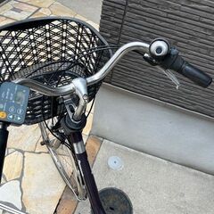 🌈超容量13Ah！デジタル液晶！Panasonic　ビビ　26インチ　電動自転車　電動アシスト自転車  8183の画像