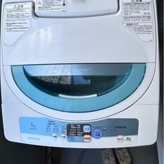 HITACHIの洗濯機【5kg】の画像