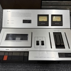 【ジャンク品】Aurex オーディオセット一式 アンプ・スピーカー・レコードプレーヤー・カセットデッキ・ヘッドホン 引き取り限定の画像