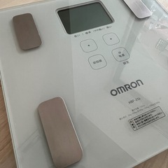 【オムロン 体重体組成計 カラダスキャン HBF-214-W（ホワイト）】の画像