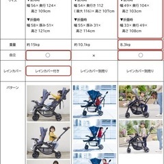 カトージ joie ベビーカー 二人乗り 二人でゴーDX 　の画像