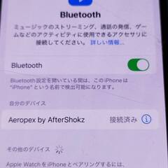 【良品】AFTERSHOKZ AEROPEX AS800/骨伝導イヤホン/ルナグレーの画像