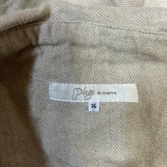 plage 定番巻きスカート　麻素材　36 リネンの画像