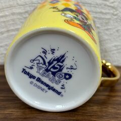 【お売りします】Tokyo Disney Land 東京ディズニーランド 15YEARS 15周年 デミタスカップ ソーサー 1客の画像