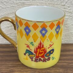 【お売りします】Tokyo Disney Land 東京ディズニーランド 15YEARS 15周年 デミタスカップ ソーサー 1客の画像