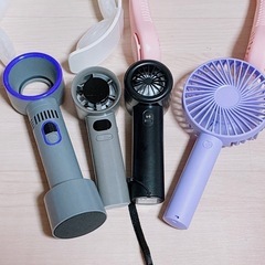 夏　扇風機　ハンディターボファン　ネッククーラー　羽のない扇風機　セットの画像