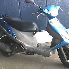 SUZUKI アドレスV125G 青 エンジン始動確認 自賠責保険で乗れ