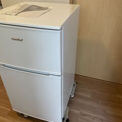 【美品】1年半使用 comfee 90L冷蔵庫 一人暮らし用の画像
