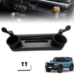 ブランド: UmeMart 4.0 5つ星のうち4.0 (1) ジムニー 助手席用 フロントテーブル ドリンクホルダー アシストグリップ収納ラック JB64 増設収納ラック ブラック ジムニーシエラ 車種専用品 スズキ ジムニー&シエラ&ノマドの画像