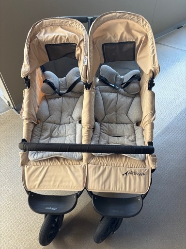 エアバギー　双子　ベビーカー　ココダブル　付属品多数有
