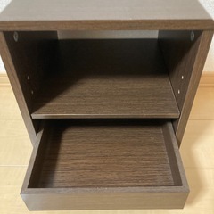 サイドテーブル　ミニボード　収納台の画像