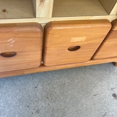 ☆値下げ☆K2508-165 多機能 レトロ ウッドラック メロディ キズ汚れ有りの画像