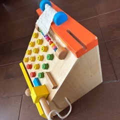 木製レジの画像