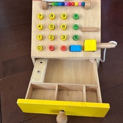木製レジの画像