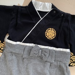 【美品】ベビー袴ロンパース　70〜80cmの画像