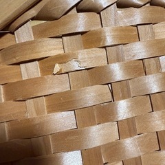 北欧風のカゴ　多少傷ありの画像