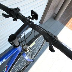 中古自転車 GIOS AMPIO クロスバイク 自転車 16段変速(前2段、後8段) フレームサイズ540㎜ ブルー 通勤 通学 近所のお出掛けなどにの画像
