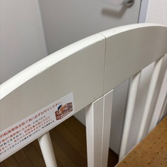 ベビーベッド 折りたたみ可能 キャスター付きの画像