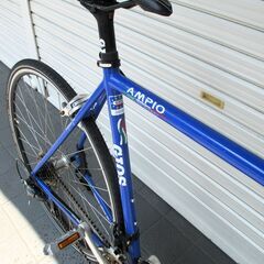 中古自転車 GIOS AMPIO クロスバイク 自転車 16段変速(前2段、後8段) フレームサイズ540㎜ ブルー 通勤 通学 近所のお出掛けなどにの画像