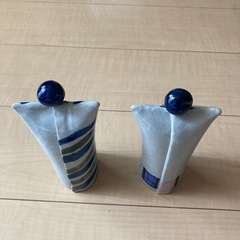 砥部焼　人形の画像