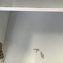 2508-412 レンジボード 扉が少しかたむいてます がたつきあり キズ 汚れありの画像