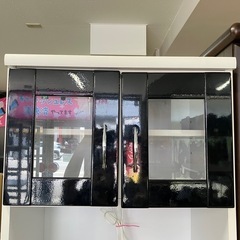 2508-412 レンジボード 扉が少しかたむいてます がたつきあり キズ 汚れありの画像